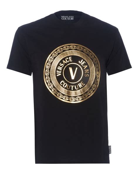 versace black and white t shirt|More.